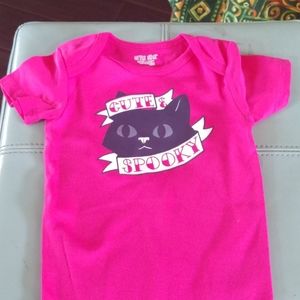 Supe cute and spooky onesie.